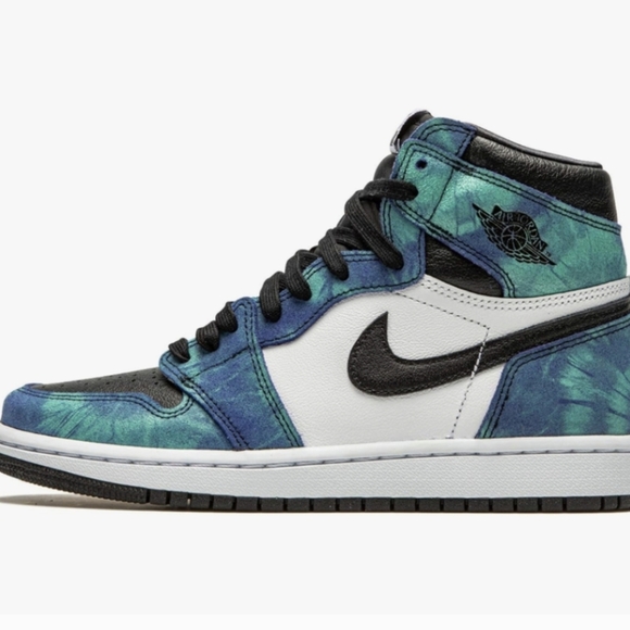 Nike Air Jordan 1 Tennis Shoes Og Tye Dye Shoes - Picture 11 of 12